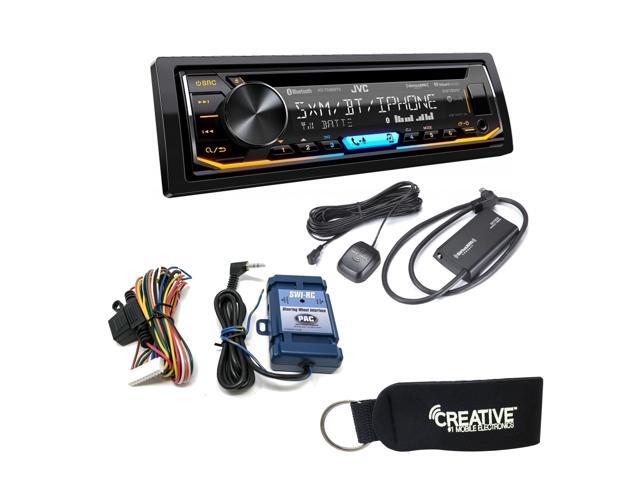 JVC KD-TD90BTS CD Receiver featuring Bluetooth With PAC SWI-RC Steering Wheel Remote Interface & SXV300 SiriusXM Tuner
