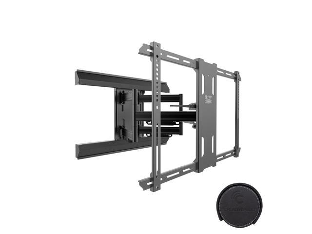 Kanto PMX660 Tv Mounting package W/ DUAL outlet thru wall power kit And HDMI Cable - image 2