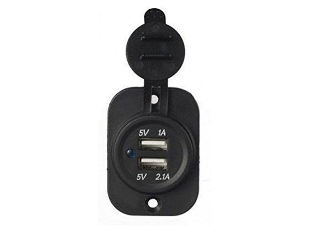 Jensen USBCHG1 Dual Outlet Universal USB Charger