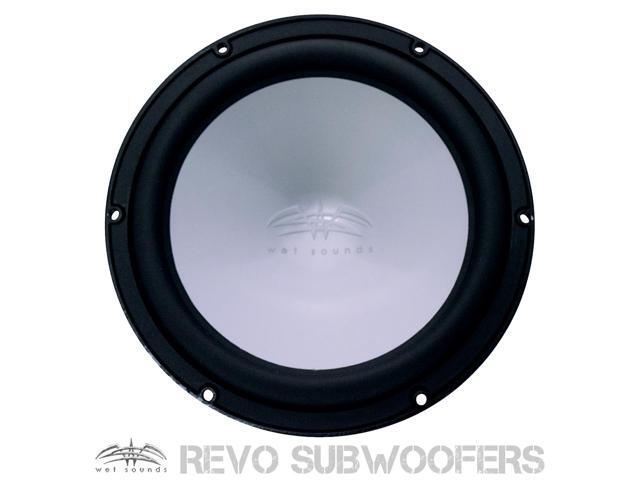 Wet Sounds (2) REVO8FA-B 8 4 ohm Black Subwoofer with (2) REVO8XW-BGRILL Black XW Closed Style Grill - image 3