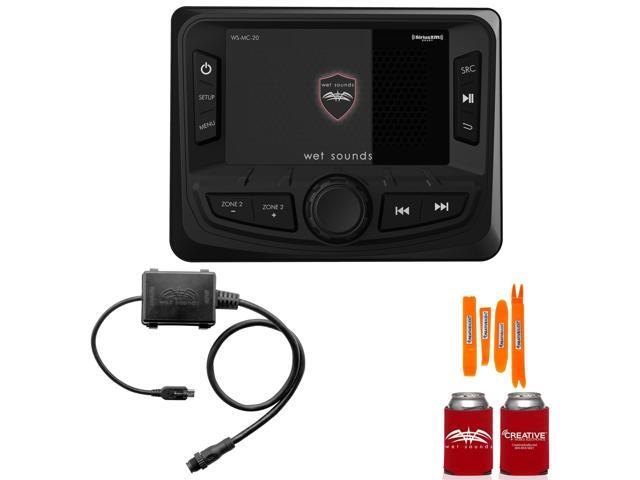 Wet Sounds WS-MC-20 2-Zone Media Center with WS-G2-NEMA-20 NMEA Adapter for MC-20