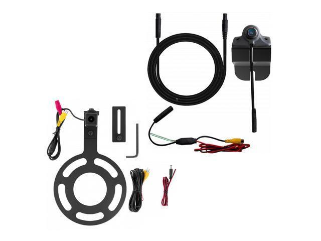 Echomaster BSCKITJK JK Blind Spot Side View Dual Camera Kit and PCAM-JP3 Spare Tire Mount Camera Compatible with 2007-2018 Wrangler