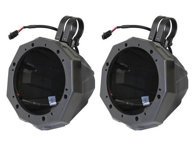 SSV Works US2-C65U-150 Universal Cage Mount 6.5 Speaker Enclosures With 1.50' Roll Bar Clamps