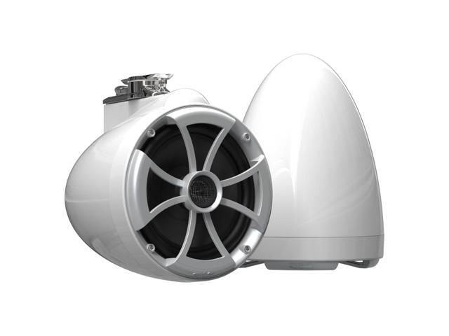 Wet Sounds ICON8-WX ICON 8' Marine Tower Speakers with X Mount kit - Pair White