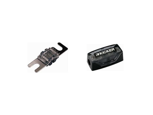 Kicker 200 Amp AFS Fuse and Fuse Holder Bundle - 46FHS & 46AFS200