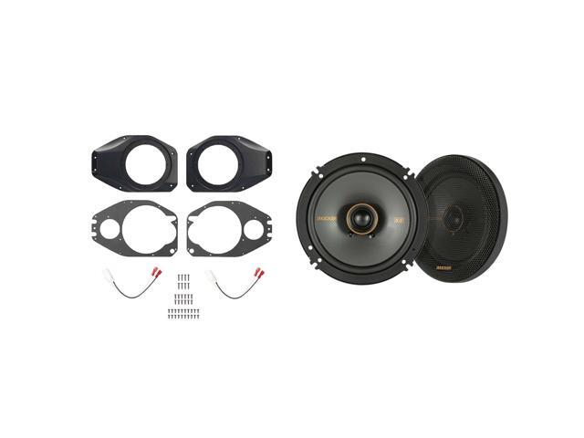 Kicker 6.5' 51KSC6504 Speaker Upgrade, Includes JP-1015 Compatible with 2018-UP JL, 2020-UP Gladiator