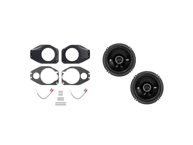 Kicker 6.5' 43DSC6504 Speaker Replacement, Includes JP-1015 Compatible with 2018-UP JL, 2020-UP Gladiator