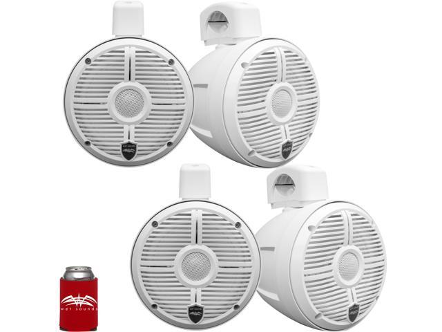 Wet Sounds - Two Pairs Of RECON 6 POD-W - Wet Sounds 6.5 InchTower Speakers, White Enclosures with White XW Grilles