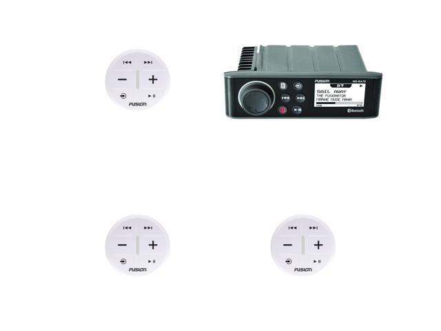 Fusion Entertainment MS-RA70 Marine Entertainment System with Bluetooth With (3) Fusion MS-ARX70W ANT Wireless Stereo Remote - White