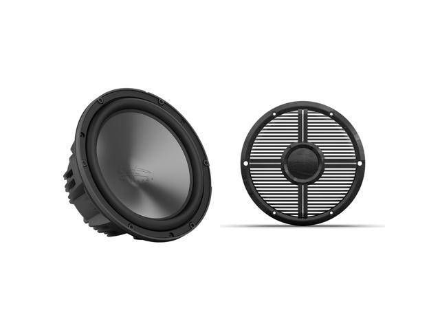 Wet Sounds REVO 10 FA S4 V3 - REVO Series 10' Free Air 4 Ohm V3 Subwoofer, Black and Wet Sounds REVO 10 XW-B GRILLE V3 - Black XW Style Closed...