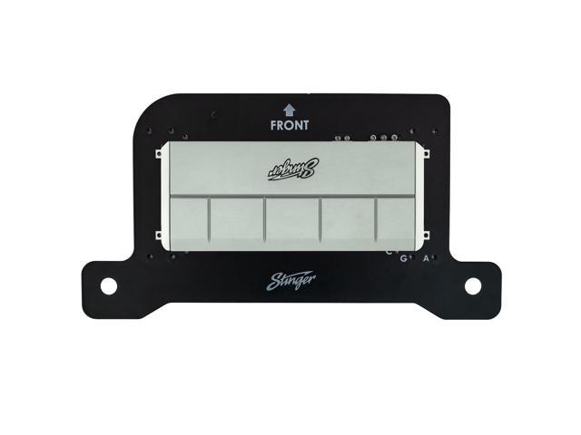Stinger - Passenger Side Under-Seat Amplifier Mounting Bracket for Select Jeep Wrangler JL and Gladiator JT Vehicles - Black - image 4