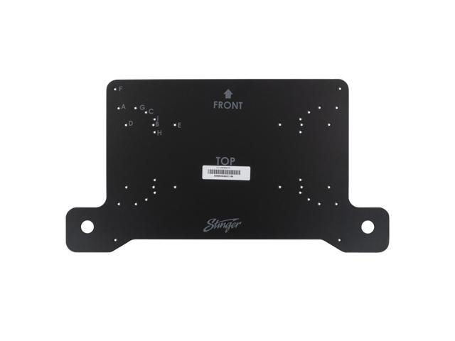 Stinger - Driver Side Under-Seat Amplifier Mounting Bracket for Select Jeep Wrangler JL and Gladiator JT Vehicles - Black - image 3
