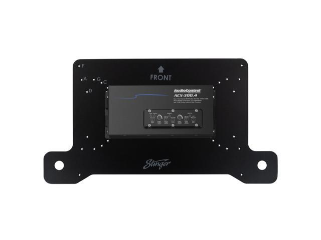 Stinger - Driver Side Under-Seat Amplifier Mounting Bracket for Select Jeep Wrangler JL and Gladiator JT Vehicles - Black - image 4
