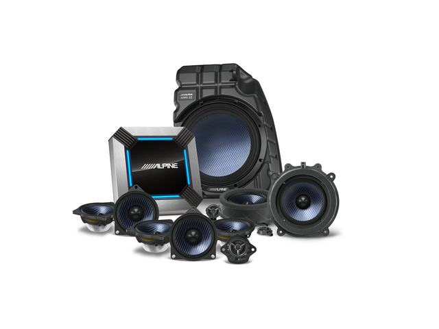 Alpine PSS-TSLA-223P 13-Speaker Sound System Upgrade for the 2022-Up Tesla Model 3 with Factory Premium Audio