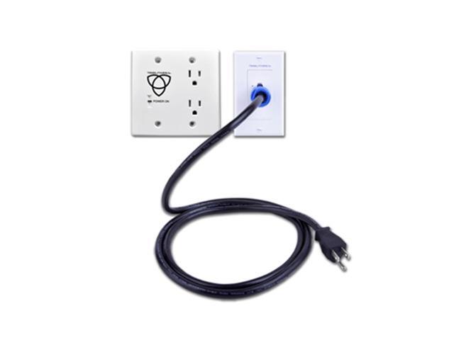 Tributaries PWRI-XF-060 In-Wall Power 6ft Extension with Filter