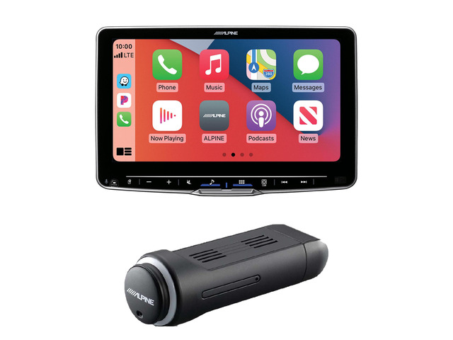 Alpine ILX-F509 Halo9 9' Multimedia Receiver w/ KTX-NS01 Add-on Navigation Module