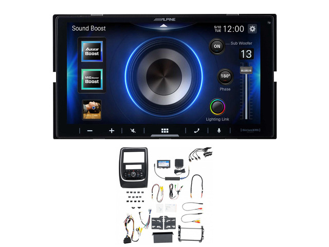 Alpine ILX-W670 7-Inch Mech-less Receiver w/ PAC RPK4-CH4102 RadioPRO Integrated Installation Kit with Integrated Climate Controls for 2014-2020...