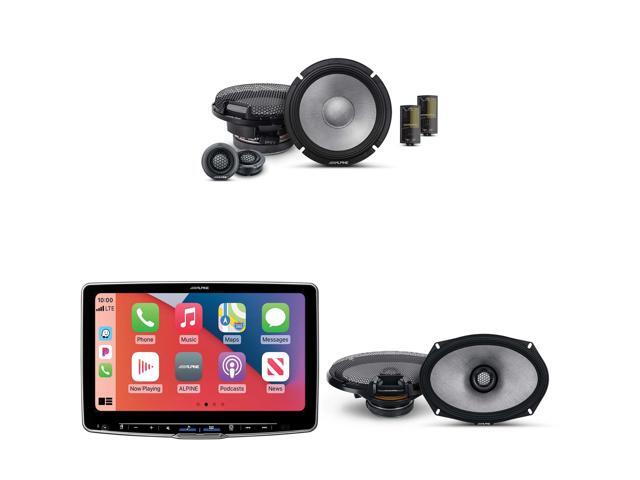 Alpine ILX-F511 Halo11 11' Multimedia Touchscreen Receiver w/ & 6.5' & 6x9' R2 Speaker Bundle - R2-S65C 2-Way Comp. Set & a Pair of R2-S69