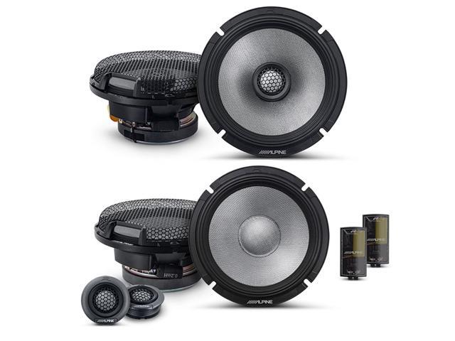 Alpine 6.5' Speaker Upgrade - A Pair of R2-S65 Type R High-Resolution 6.5' Coaxial Speakers & A Pair of R2-S65C High-Resolution 2-Way Component...