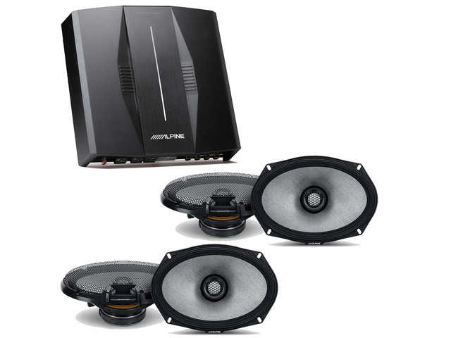 Alpine PXE-C80-88 OPTIM8 8-Channel Hi-Res Digital Sound Processor Amplifier w/ (2) R2-S69 Bundle