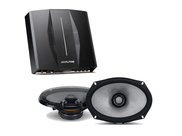 Alpine PXE-C80-88 OPTIM8 8-Channel Hi-Res Digital Sound Processor Amplifier w/ R2-S69 Bundle
