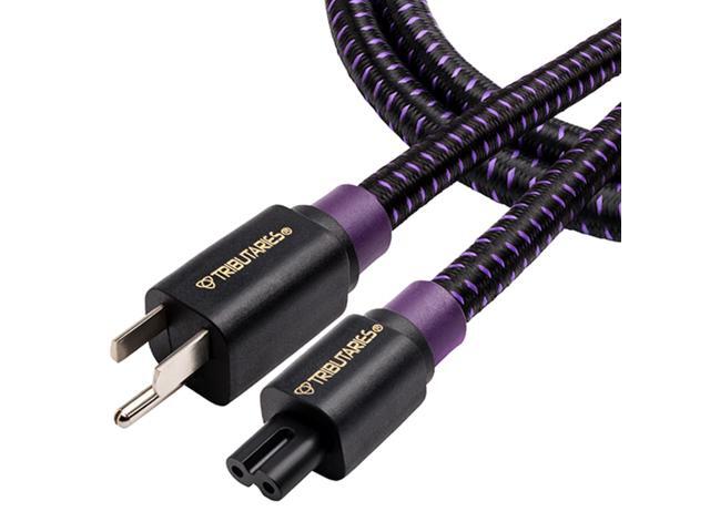 Tributaries 6P-C7-030D Series 6 MOLDED 3 Feet C7 Gauge Power Cord