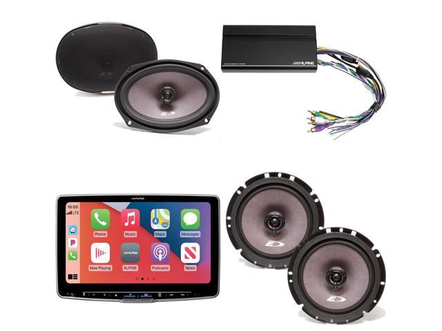 Alpine ILX-F511 Halo11 11' Multimedia Touchscreen Receiver & A Pair Alpine SXE-1726S 6.5' Coax, SXE-6926S 6x9 Coax & Power Pack