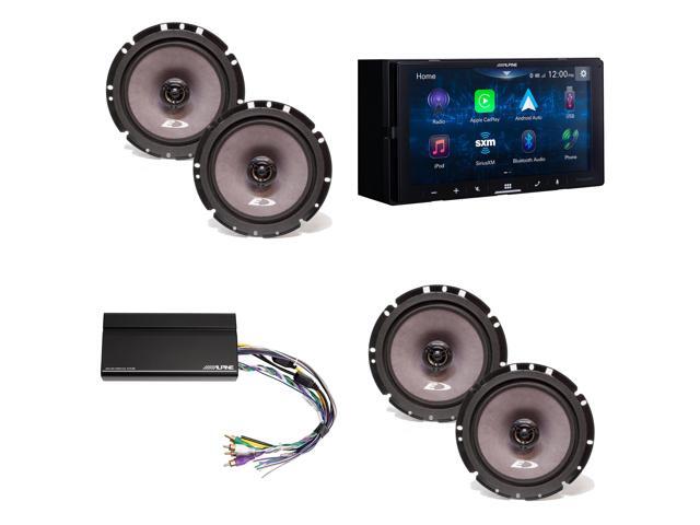 Alpine iLX-W670-S Digital Multimedia Receiver w/ 2 Pairs Alpine SXE-1726S 6.5' Coax & Power Pack