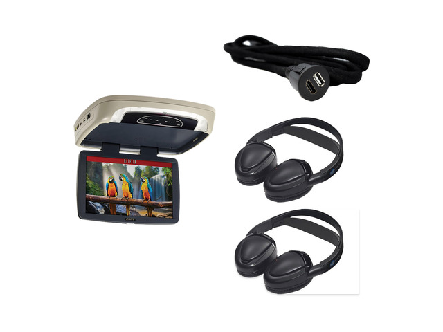 Voxx ADVEXL12A DVD Overhead with 2 MTGHP2CA Headphones and HDH12