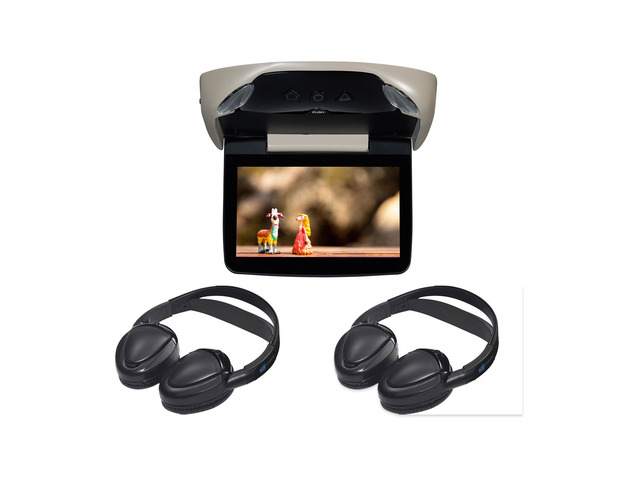 Voxx VODA10 10.1in Smart TV Overhead with 2 MTGHP2CA Wireless Headphones