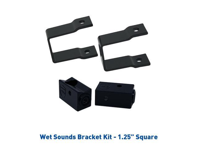 Wet Sounds Stealth Mounting Bracket Kit - Slider bracket and Square 1.25' Tube clamp