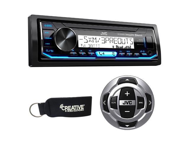JVC KD-X35MBS Marine Radio with RM-RK62M Marine Remote