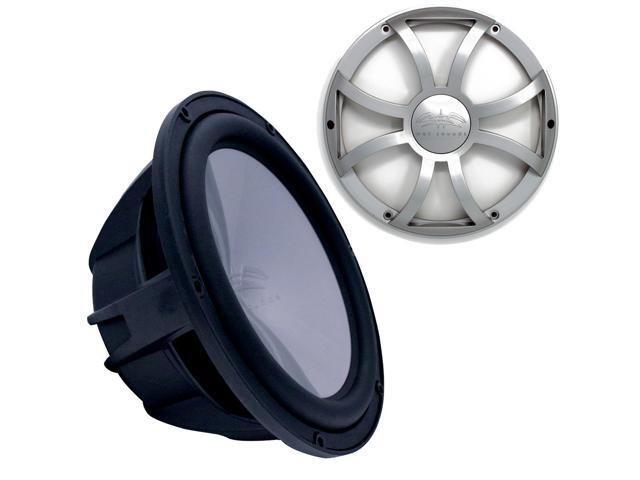 Wet Sounds REVO12HPS4-B Revo High Power 12' Subwoofer with Grill - Black Subwoofer & Silver XS Grill