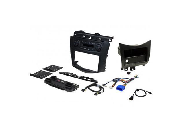 PAC - Integrated Radio Replacement Dash Kit with Climate and Steering Wheel Controls for Select Honda Accord Vehicles - Black - image 6