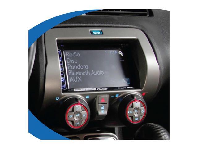 PAC - Integrated Radio Replacement Dash Kit with Climate and Steering Wheel Controls for Select Chevrolet Camaro Vehicles - Gray - image 12