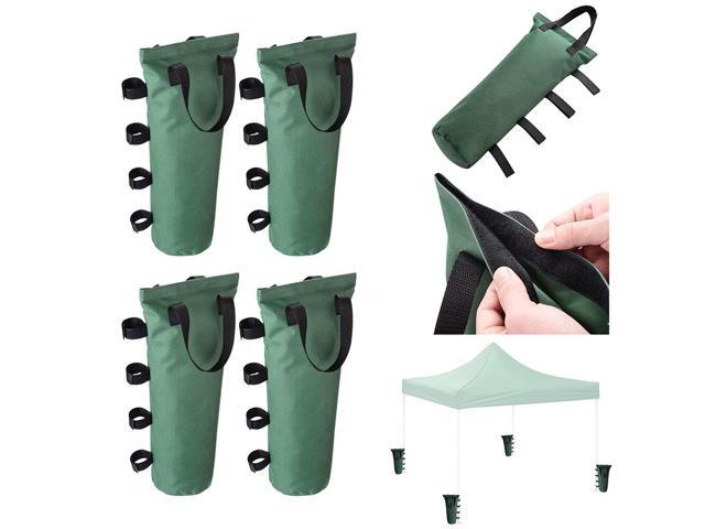 4 Pcs 18' Monoshock Weight Sand Bag 600D Oxford Fabric for Outdoor Pop Up Canopy Tent Shelter Garden