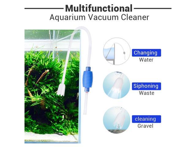 Yescom Aquarium Vacuum Cleaner Siphon Gravel Cleaner Water Changer Fish Tank
