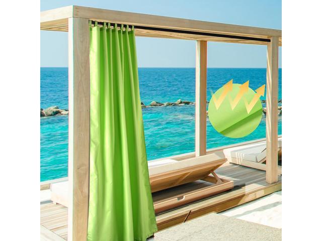 Yescom 54'x120' Outdoor Curtain Panel Tab Top UV30+ Pergola Backyard Gazebo 1 Piece