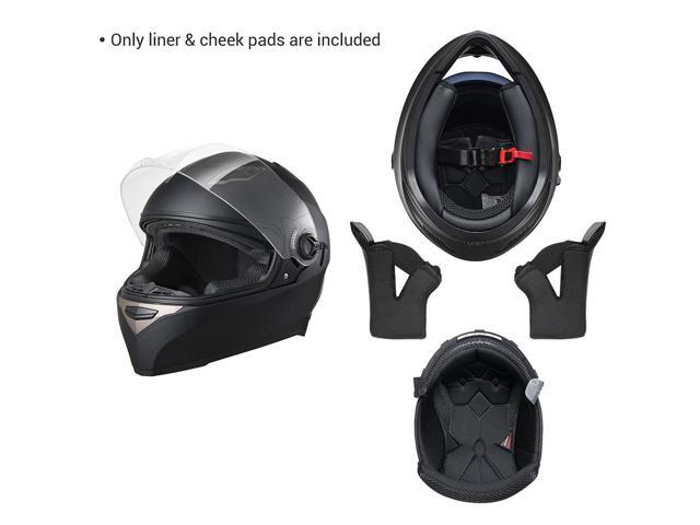 AHR Replacement Top Liner and Cheek Pads Kit for Run-F Size XL
