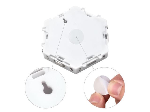 Yescom APP Control WiFi Hexagon LED Light Kit 14 Blocks & Base w/Alexa Google Home Game Room Decoration