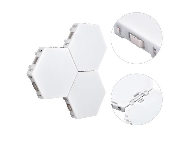 Yescom APP Control WiFi Hexagon LED Light Kit 14 Blocks & Base w/Alexa Google Home Game Room Decoration