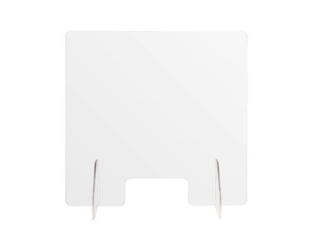 Yescom 4 Pack 24'x24' Acrylic Screen Board Table Guard Barrier Divider Shield Office
