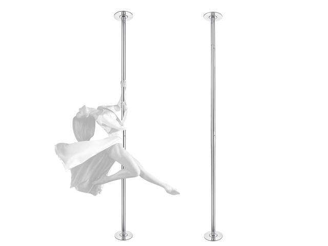 Yescom 9.25 FT 45MM Spinning Static Dancing Pole Kit for Club Party Fitness Exercise 2 Pack