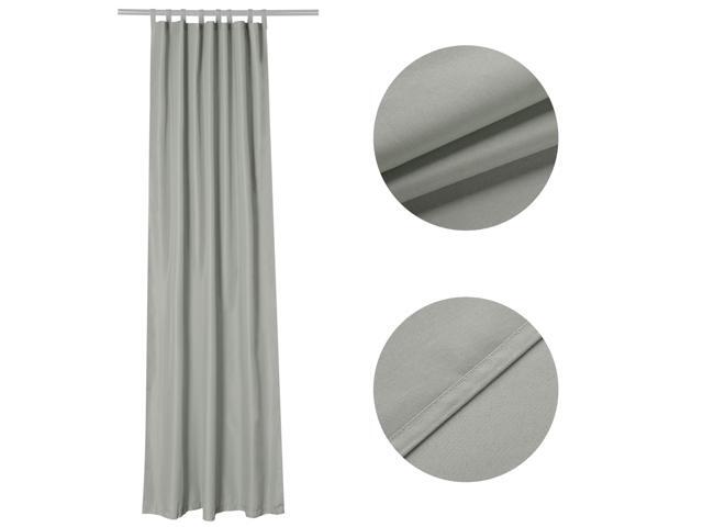 Yescom 54'x108' Outdoor Privacy Curtain Tab Top UV30+ Garden Lawn Pergola Patio 6 Piece