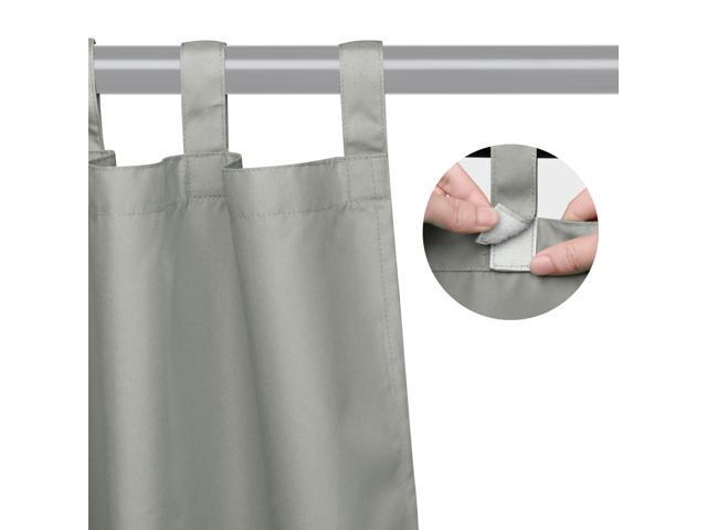 Yescom 54'x120' Outdoor Curtain Drape Tab Top UV30+ Patio Pergola Backyard 4 Piece