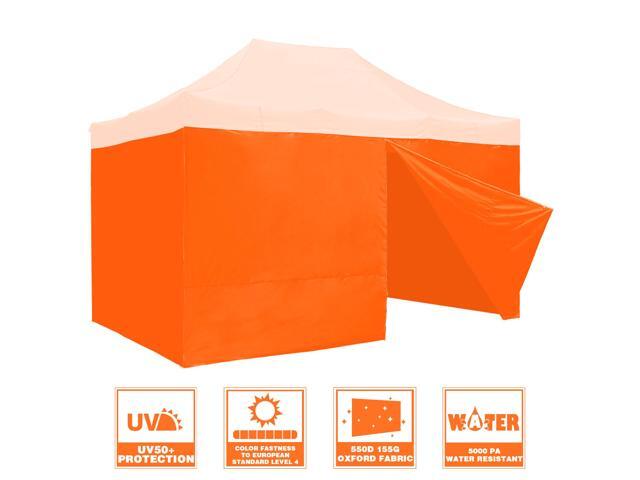 InstaHibit 4 Pack Side Wall for 10x15 Ft EZ Pop Up Canopy Tent UV50+ Zipper 550D