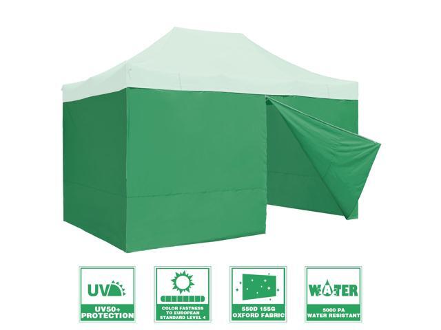 InstaHibit 4 Pack Side Wall for 10x15 Ft EZ Pop Up Canopy Tent UV50+ Zipper Pool