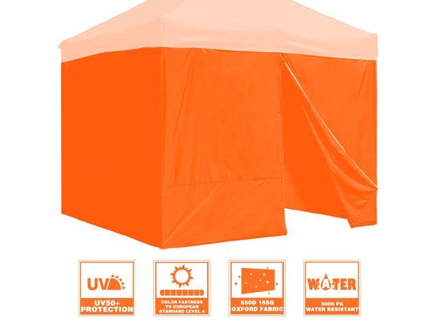 InstaHibit 4 Pack Side Wall for 10x10 Ft EZ Pop Up Canopy Tent UV50+ Zipper 550D