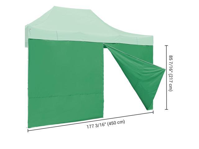 InstaHibit 1 Pack Side Wall for 10x15 Ft EZ Pop Up Canopy Tent UV50+ Zipper Yard