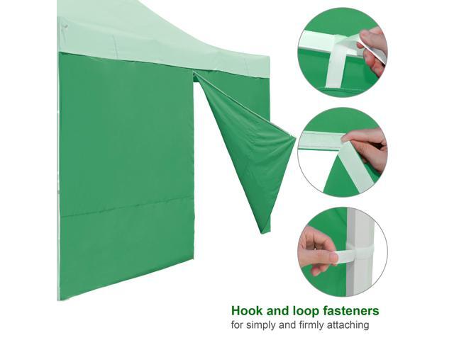 InstaHibit 1 Pack Side Wall for 10x15 Ft EZ Pop Up Canopy Tent UV50+ Zipper Yard